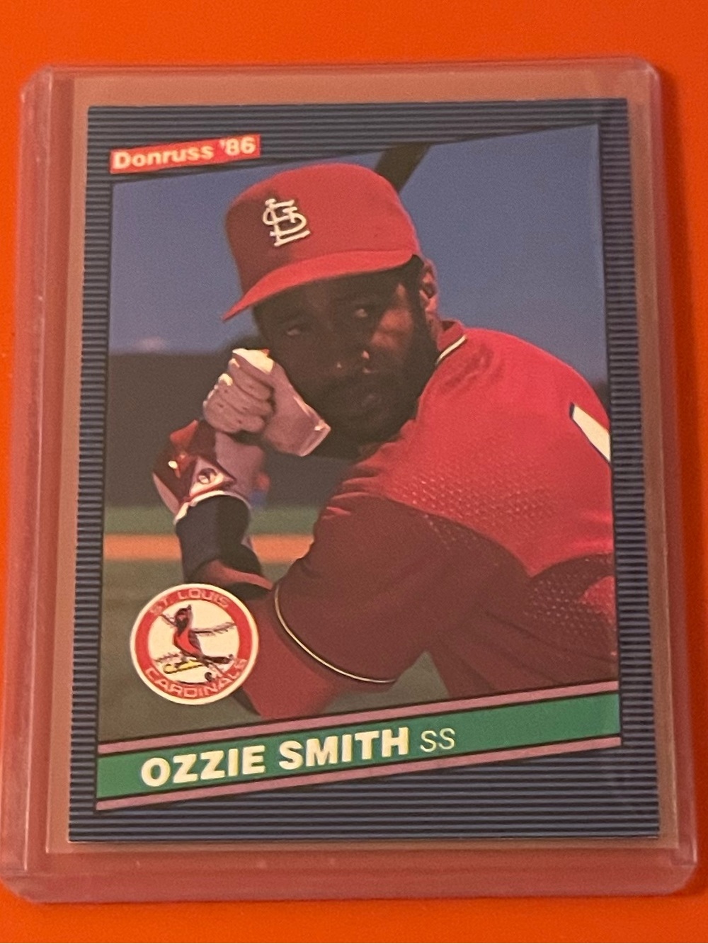 Ozzie Smith #59 1986 Donruss Baseball Trading Card